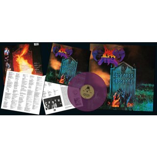 DARK ANGEL -- Darkness Descends  LP  PURPLE