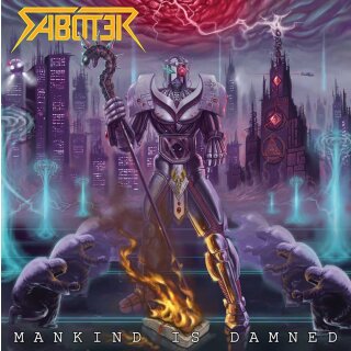 SABOTER -- Mankind is Damned  LP  BLACK