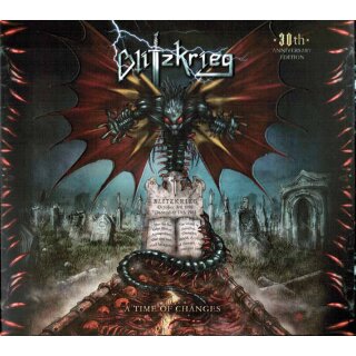 BLITZKRIEG -- A Time of Changes 30th Anniversary Edition  CD  SLIPCASE  JAGUAR REC