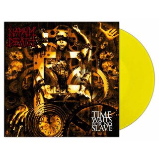 NAPALM DEATH -- Time Waits For No Slave  LP  YELLOW