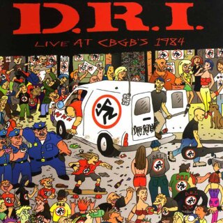 D.R.I. -- Live at CBGBs 1984  LP  WHITE
