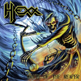 HEXX -- Wrath of the Reaper  LP  ELECTRIC BLUE