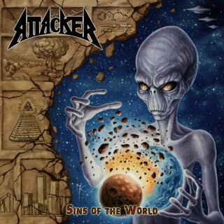 ATTACKER -- Sins of the World  LP  BLUE