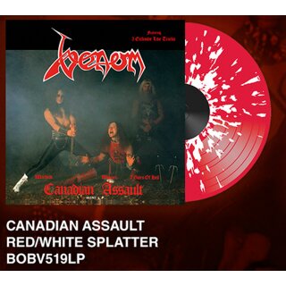 VENOM -- Canadian Assault  LP  SPLATTER