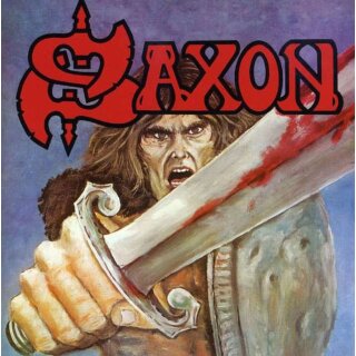 SAXON -- s/t  LP  SPLATTER