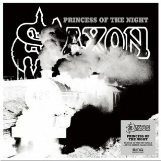 SAXON -- Princess of the Night  7"  CLEAR