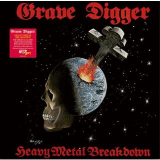 GRAVE DIGGER -- Heavy Metal Breakdown  DLP  RED