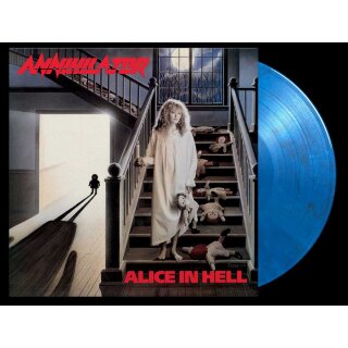 ANNIHILATOR -- Alice in Hell  LP  BLUE/ BLACK/ WHITE MIXED
