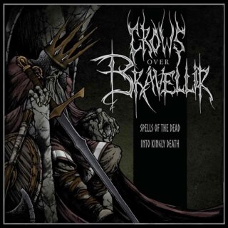 CROWS OVER BRAVELLIR -- s/t  12"  EP  BLACK