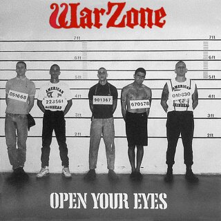 WARZONE -- Open Your Eyes  LP  GREY MARBLED