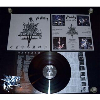 SABBAT -- Envenom  LP  (grey artwork)  MARBLED