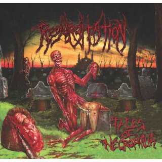 REGURGITATION -- Tales of Necrophilia  LP  YELLOW RED