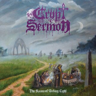 CRYPT SERMON -- The Ruins of Fading Light  DLP  BLACK