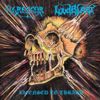 AGRESSOR / LOUDBLAST -- Licensed to Thrash  CD  DIGIPACK