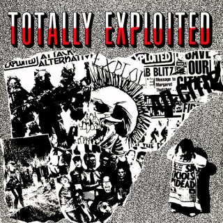 THE EXPLOITED -- Totally Exploited  LP  RADIATION REC  BLACK
