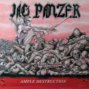 JAG PANZER -- Ample Destruction  LP  METALCORE COVER  RED