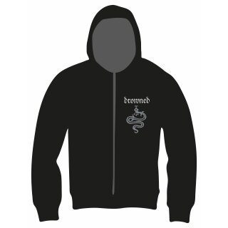 DROWNED -- Exhaling Spirits  HOODED ZIPPER