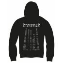 DROWNED -- Exhaling Spirits  HOODED ZIPPER
