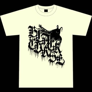 BLACK CURSE -- Logo  SHIRT  NATURAL WHITE