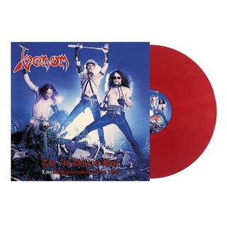 VENOM -- The 7th Date of Hell - Live at Hammersmith 1984  LP  RED