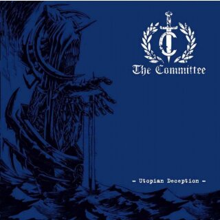 THE COMMITTEE -- Utopian Deception  LP  RED / WHITE SPLATTER
