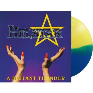 HELSTAR -- A Distant Thunder  LP  LTD  BLUE/ YELLOW