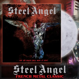 STEEL ANGEL -- ... and the Angels Were Made of Steel  LP  GREY MARBLED