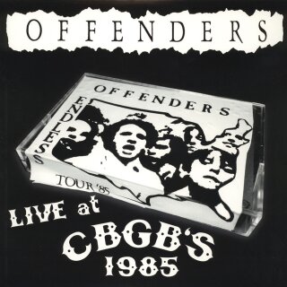 OFFENDERS -- Live at CBGBs 1985  LP  GREEN