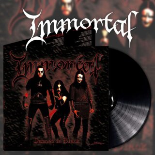 IMMORTAL -- Damned in Black  LP  BLACK