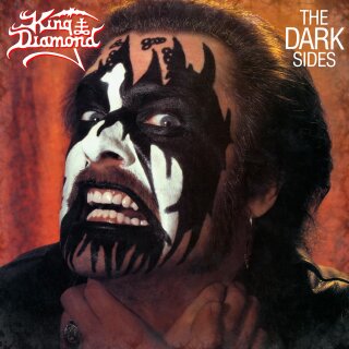 KING DIAMOND -- The Dark Sides  MLP  RED ORANGE WHITE MARBLED