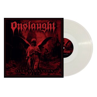 ONSLAUGHT -- Live Damnation  LP  CLEAR