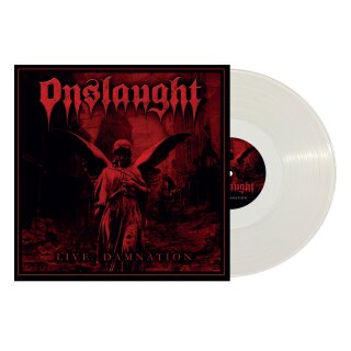 ONSLAUGHT -- Live Damnation  LP  CLEAR