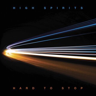 HIGH SPIRITS -- Hard to Stop  LP  ORANGE/ BLACK MARBLED