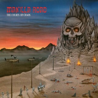 MANILLA ROAD -- The Courts of Chaos  LP  BLACK 2021