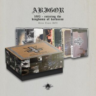 ABIGOR -- 1993 - Entering the Kingdoms of Darkness  TAPE BOX