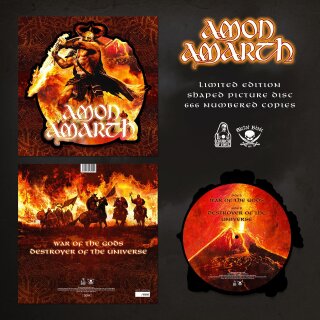 AMON AMARTH -- War of the Gods  PICTURE SHAPE
