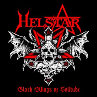HELSTAR -- Black Wings of Solitude  7"  RED