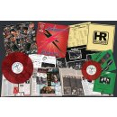 RAVEN -- Wiped Out  LP+7"  LTD  RED/ BLACK MARBLED