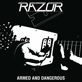 RAZOR -- Armed and Dangerous  LP  BLACK