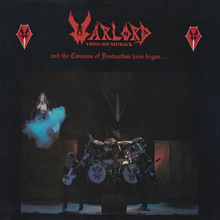 WARLORD -- And the Cannons of Destruction Have Begun ...  LP  BLUE/ RED MARBLED