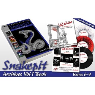 SNAKEPIT -- Archives Vol.2 + Witchkiller  7"  WHITE/ BLACK SPLATTER