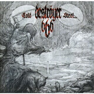 DESTROYER 666 -- Cold Steel ... for an Iron Age  LP  MARBLED