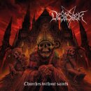 DESASTER -- Churches Without Saints  LP  CLEAR/ BLACK SMOKE