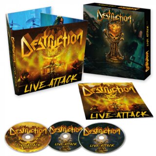 DESTRUCTION -- Live Attack  DCD + BLU RAY  DIGI