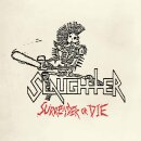 SLAUGHTER -- Surrender or Die  LP  BLACK  1st pressing...