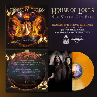 HOUSE OF LORDS -- New World / New Eyes  LP  ORANGE