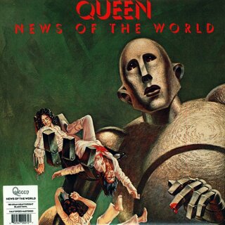 QUEEN -- News of the World  LP  BLACK VIRGIN