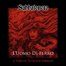 SABBATONERO -- Luomo di ferro - A Tribute to Black Sabbath  LP+7"  RED SPLATTER