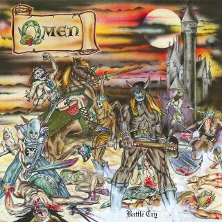 OMEN -- Battle Cry  LP  SILVER