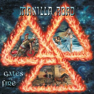 MANILLA ROAD -- Gates of Fire  DLP  SPLATTER